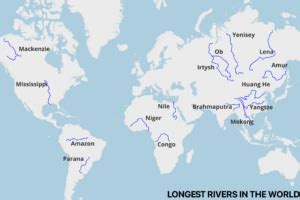 15 Longest Rivers in the World | Mappr