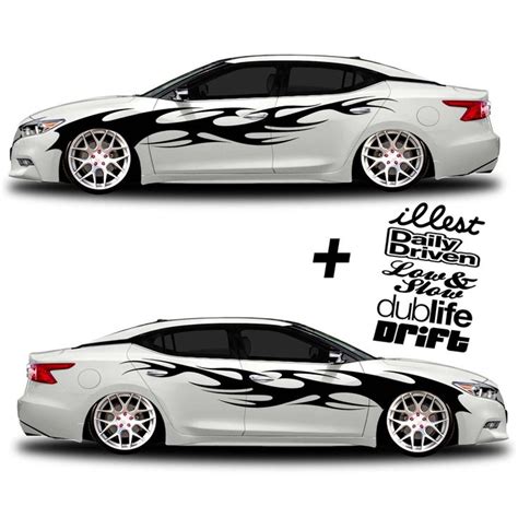 Car graphics 02 + 5 custom decals | Car graphics, Car graphics decals ...