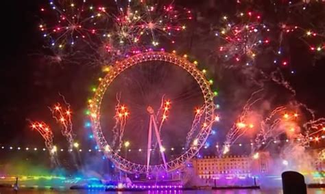 London NYE fireworks mark 10 years same-sex marriage equality