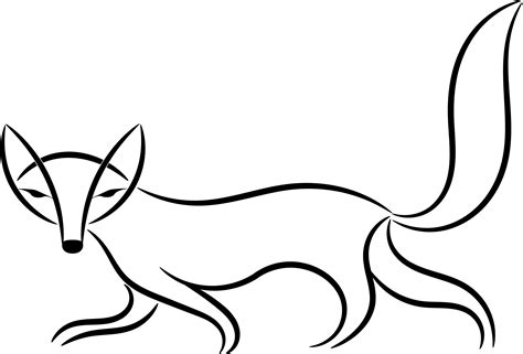 Free Fox Clipart Pictures - Clipartix | Line art, Fox coloring page ...