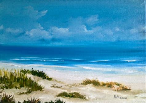 Dunes Painting | Beach painting, Seascapes art, Seascape paintings