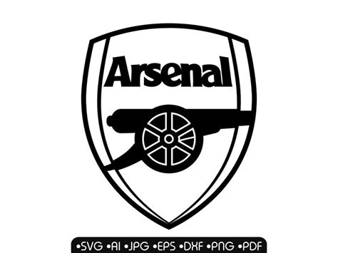 Arsenal Silhouette Logo vector svgjpgaiepsdxfpngsvg | Etsy