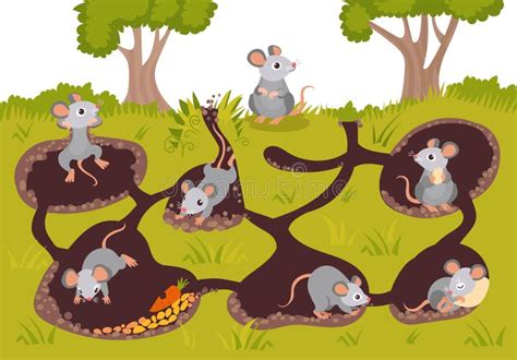 Animals Underground Vector Stock Illustrations – 214 Animals ...