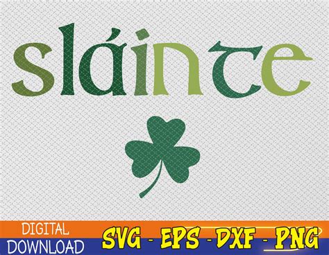 Cute Slainte svg, Womens Irish svg, St Patrick's Day svg, Tr - Inspire ...