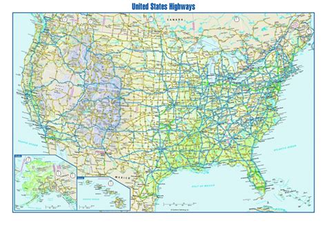 us road map usa map guide 2016 - 6 best images of united states highway ...