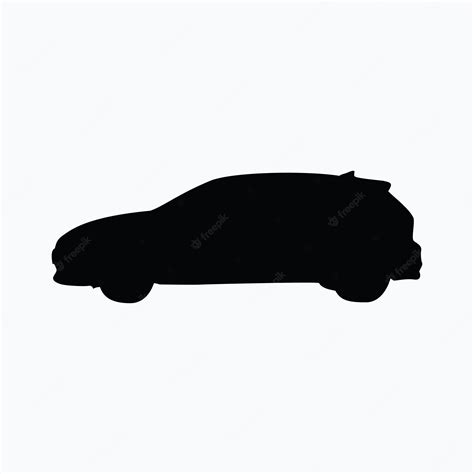 Premium Vector | Car black silhouette