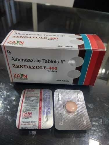 Allopathic Algin 400 Albendazole 400mg Tab, Packaging Size: 20*1 ...