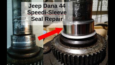 Installing a Speedi-Sleeve on a Dana 44 axle - YouTube