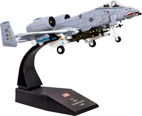 Lose Fun Park 1:100 Military Model Plane A-10 Thunderbolt II Warthog ...