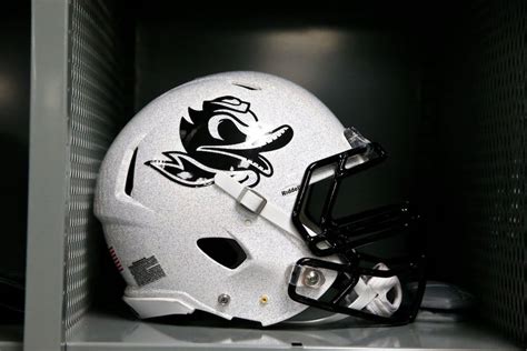 Oregon Ducks Galaxy White Helmet - Sneaker Bar Detroit