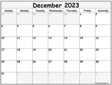 December 2023 calendar | free printable calendars