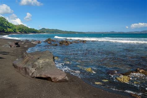 Black sand volcanic beach stock image. Image of beach - 75049829