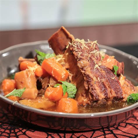 the chew | Recipe | Michael Symon's Spooky Short Ribs | The chew ...