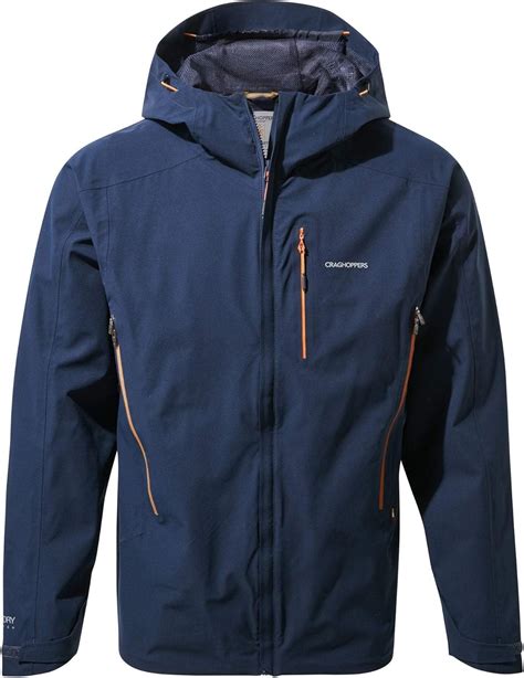 Craghoppers Explore Waterproof Jacket - SS20 - XL Navy Blue: Amazon.co ...