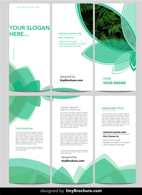 3 Panel Brochure Template Word Format Free Download with Free Brochure ...