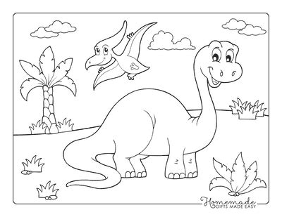 Best Dinosaur Coloring Pages for Kids & Adults