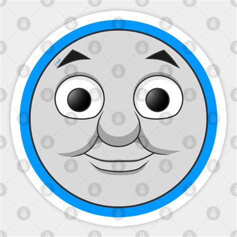 Thomas happy face (CG series) - Thomas And Friends - Sticker | TeePublic