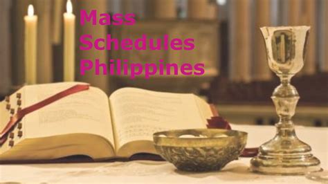 Mass Schedule of Inay Maria ng Magnificat Parish, Bacoor