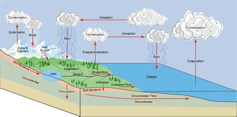 Sublimation Diagram Water Cycle