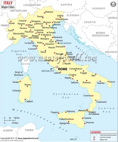 Map of Italy Cities | Cities in Italy | Northern italy map, Italy map ...