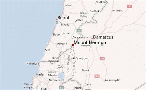 Mount Hermon Mountain Information