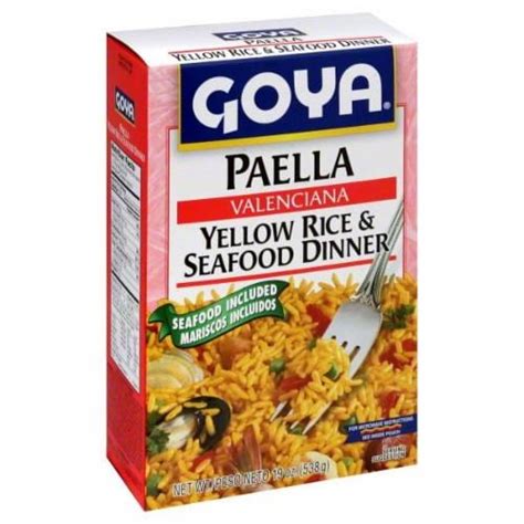 Goya Paella Yellow Rice Seafood Dinner, 19 oz - Fry’s Food Stores