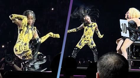 Fans go wild as Madonna's 11-year-old daughter dances on stage during ...