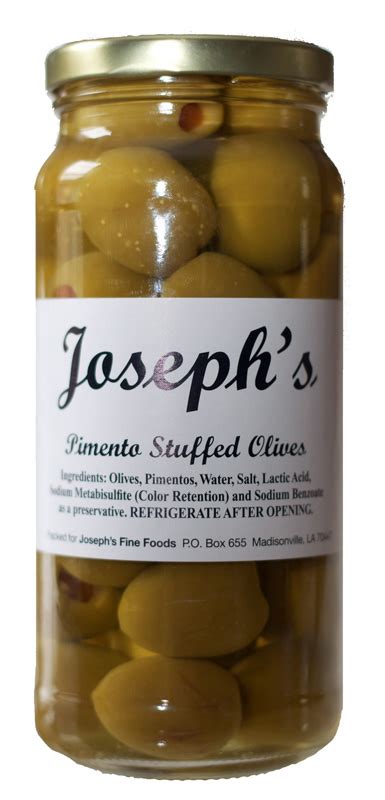 Olives - Pimento Stuffed » Joseph's Fine Foods