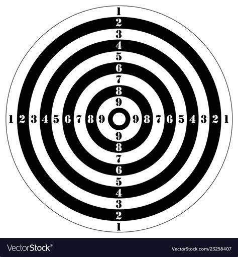 Target for shooting Royalty Free Vector Image - VectorStock