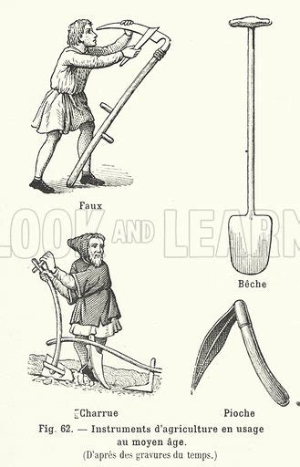 Medieval agricultural tools stock image | Look and Learn