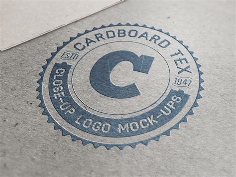 Embossed Logo Mockup Free 2023 - Daily Mockup