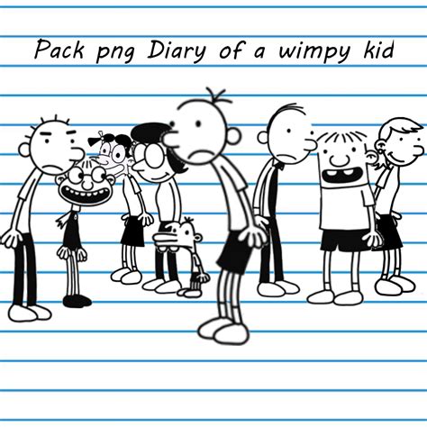 Pack Png Diary Wimpy Kid by Barucgle123 on DeviantArt