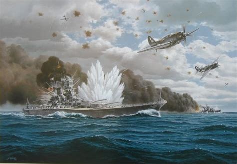 Sinking of the Battleship Yamato | Classic Aviation & War Art, LLC