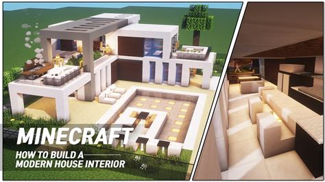 Minecraft Modern House Tutorial - Minecraft Land