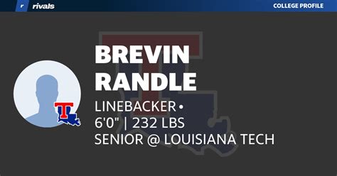 Brevin Randle SENIOR Linebacker Louisiana Tech