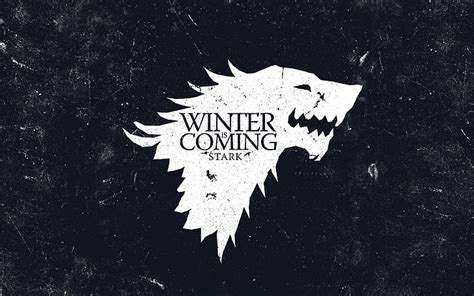 HD wallpaper: Winter is Coming Stark logo, Game of Thrones, House Stark ...