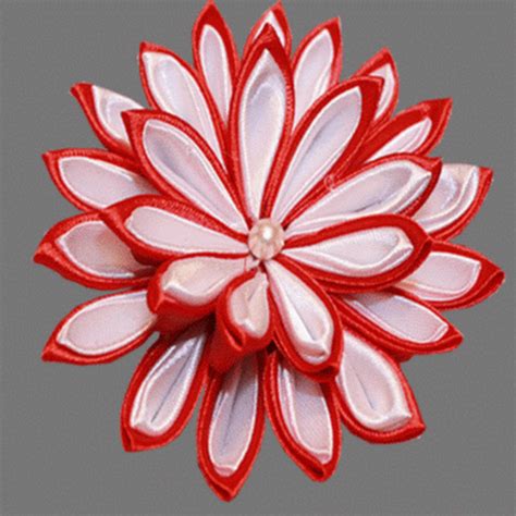 Kanzashi Tutorial - YouTube