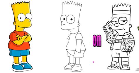 25 Easy Bart Simpson Drawing Ideas - How to Draw