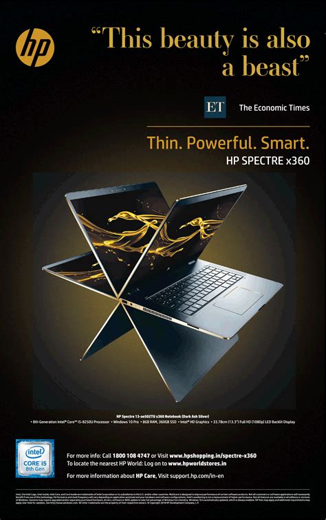 Hp Laptop This Beauty Is Also A Beast Thin Powerful Smart Ad - Advert ...