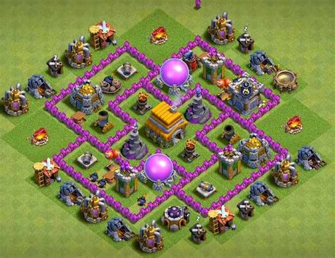 Town Hall Level 6 Defense Base