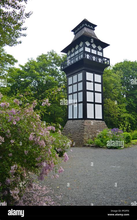 Plas Newydd House and gardens in Llangollen Stock Photo - Alamy