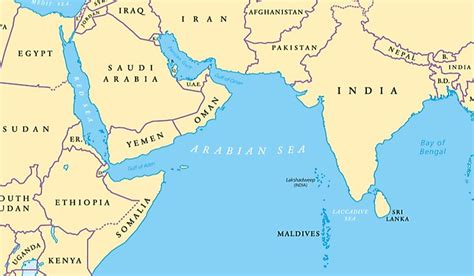 Rub Al Khali Desert Map