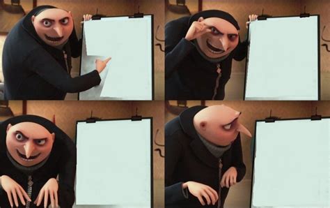 Gru Presentation Meme Template