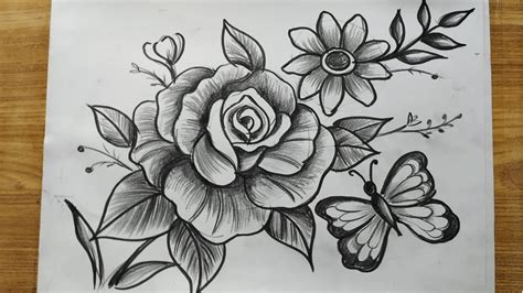 Extensive Compilation of Flower Drawing Images: 999+ Stunning and High ...