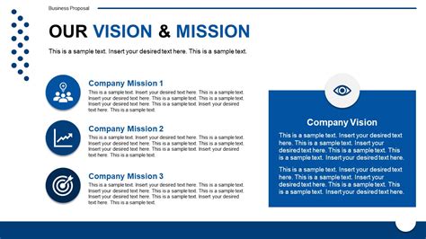 Free General Purpose PPT Template - Our Mission & Vision - SlideModel