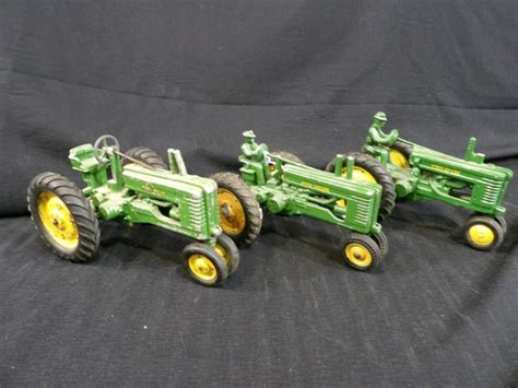 Lot Of 3 Vintage Ertl John Deere Tractors