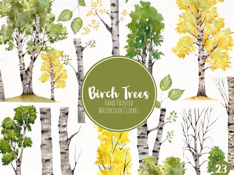 Birch Trees Clip Art