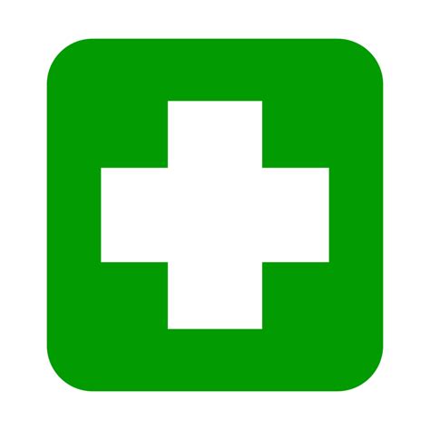 Green Medical Cross Symbol on Transparent Background 17178571 PNG