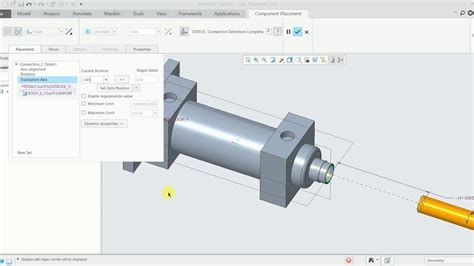 PISTON & CYLINDER ANIMATION FOR BEGINEERS IN CREO TUTORIAL #4 - YouTube