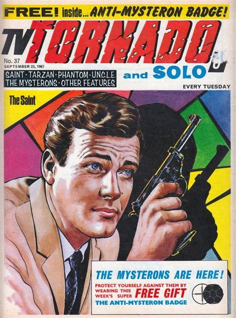 Tornado comic "The Saint" cover. | Comics, American tv shows, Comic covers